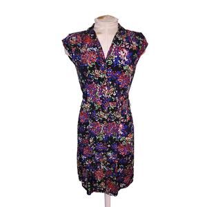 ANTHROPOLOGIE Colloquial Wildflowers Conversations 32 of 52 Dress Pockets Size 0